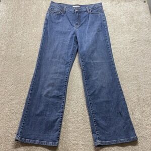Levis 512 Jeans Womens 14 Short Blue Bootcut Perfectly Slimming Stretch Denim‎